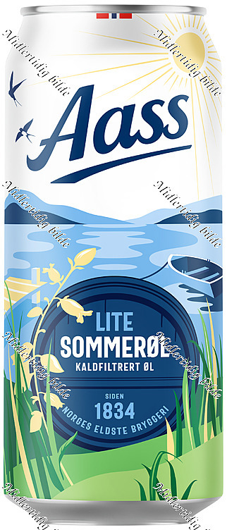 Aass lite sommerøl bx 4,5%  24x50cl