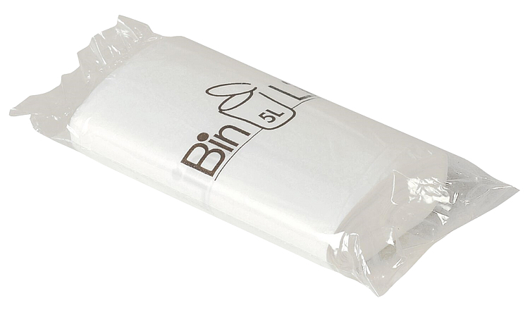 Avfallspose hvit 5l 34x39cm 10my ldpe/virign  20stk