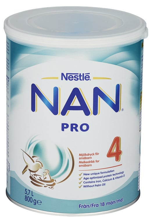 Nan pro 4 from 18m 800g