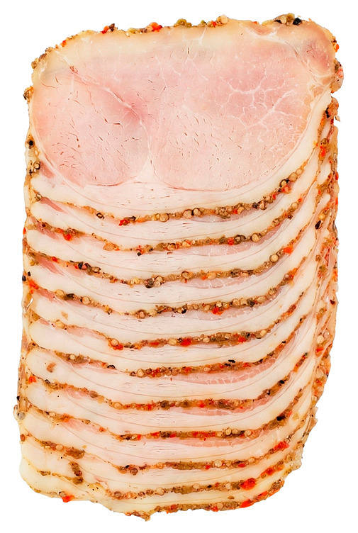 Svineplomme marinert skivet  500g