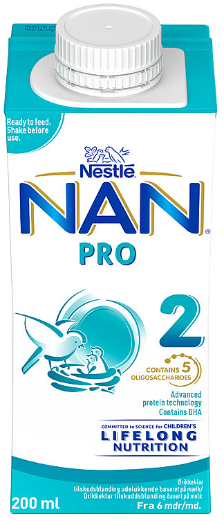 Nan pro 1 drink ready from 6 month   200ml