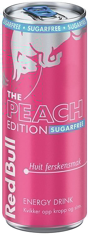 Red bull summer edition sugar free white peach   24x473ml