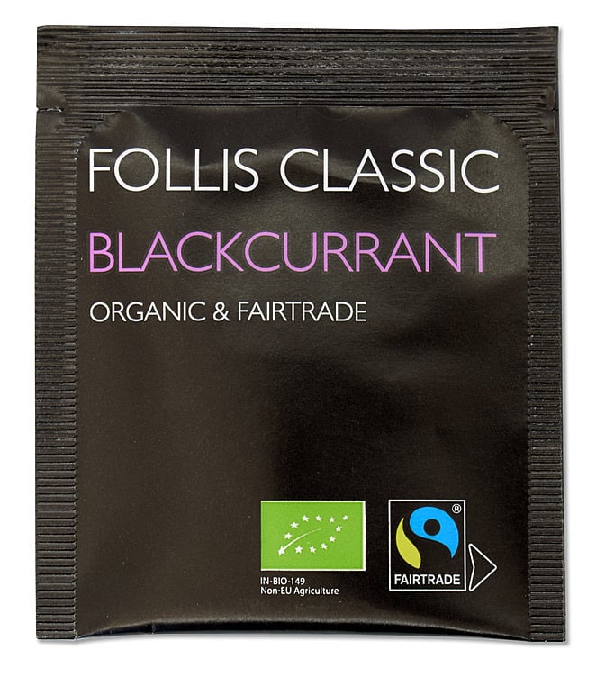 Blackcurrant tea, økologisk & fairtrade  100stk