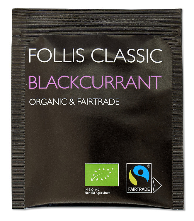 Blackcurrant tea, økologisk & fairtrade  100stk