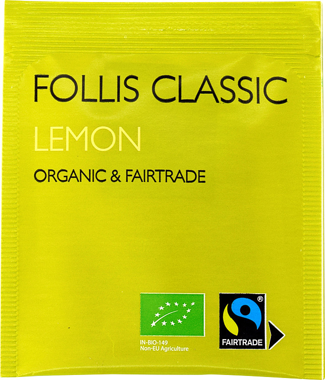 Lemon green tea, økologisk & fairtrade  100stk