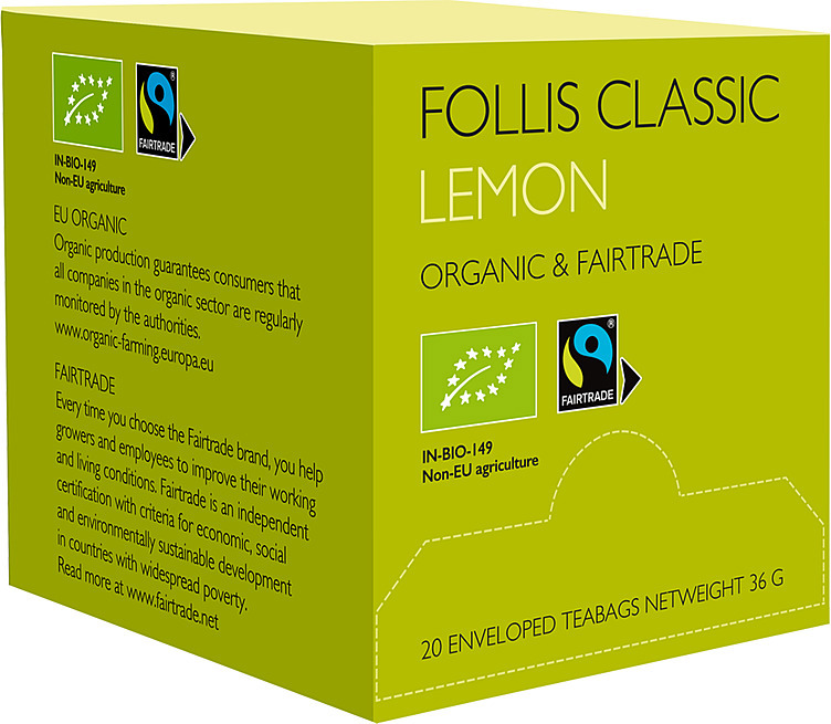 Lemon green tea økologisk & fairtrade  20stk