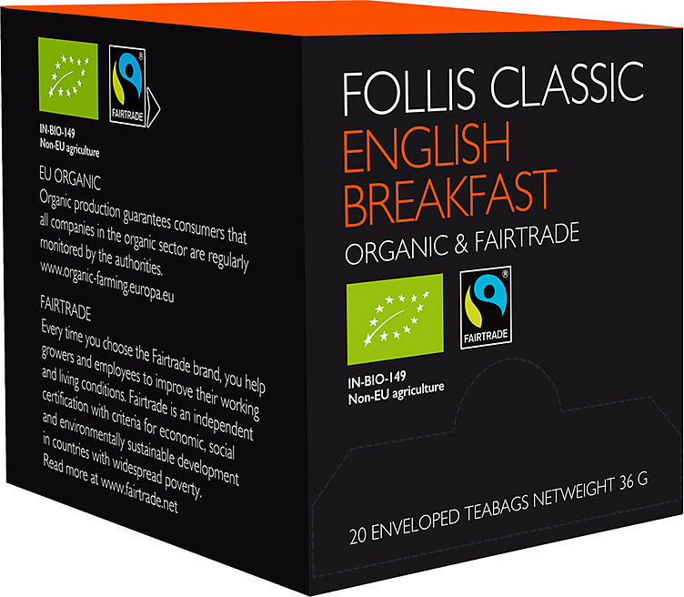 English breakfast tea økologisk & fairtrade  20stk