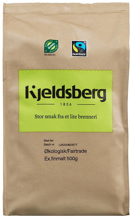 Kaffe, ekstre finmalt ft, økol.  12x500g