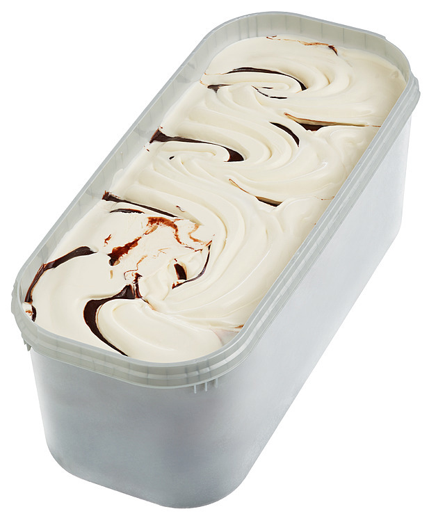 Hvit sjokolade iskrem m/sjokoladenougat nr. 21  4,7l
