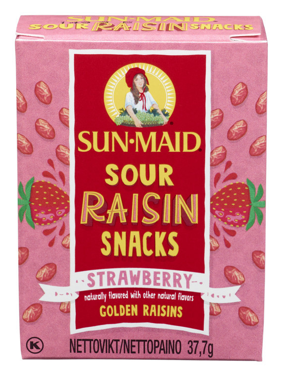 Rosiner sour strawberry  37,7g