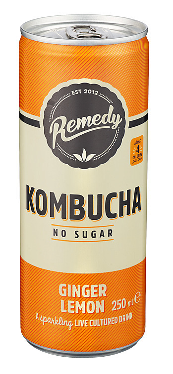 Kombucha ginger lemon  12x25cl