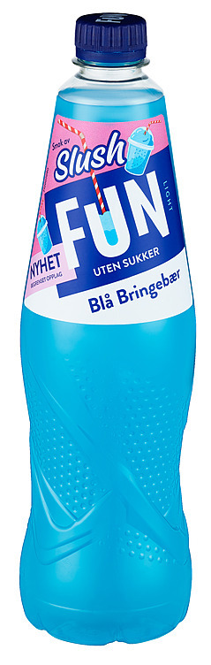 Fun light slush blue raspberry  0,8l