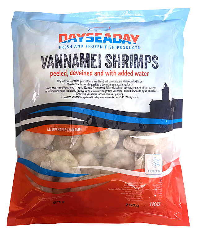 Scampi 21/25 rå u/ skall  750g