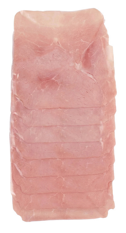 Kokt skinke håndlaget skivet taklagt  500g