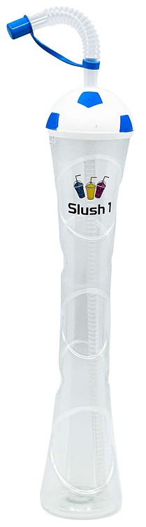 Slush1 yard fotball blå 0,4l   54stk