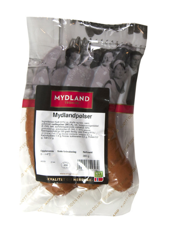 Mydlandpølser  360g