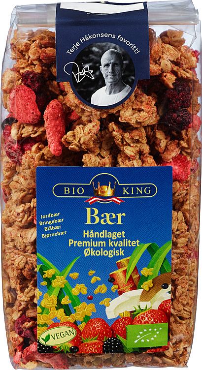 Crunchy bær økol. vegansk   375g