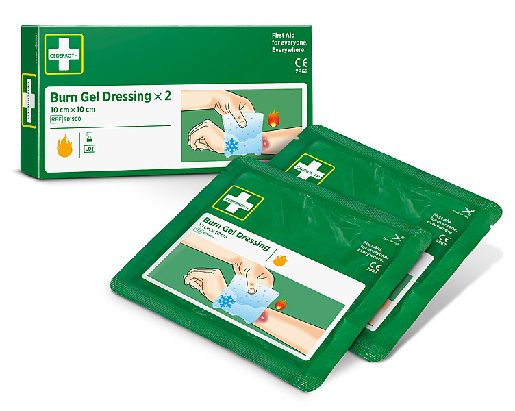 Burn gel kompress  2x10cm