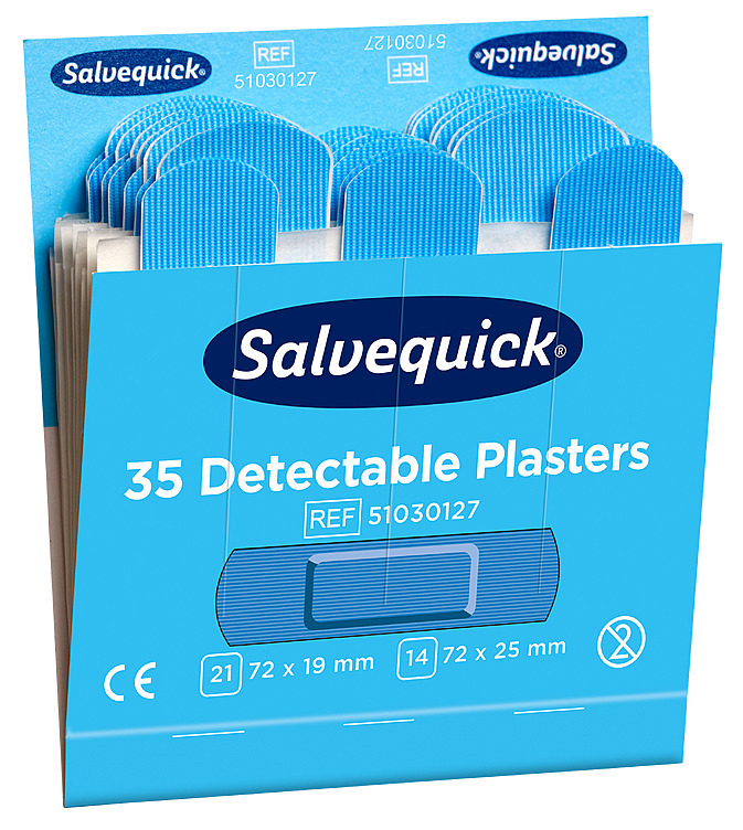 Plaster 35stk detectable  6pk