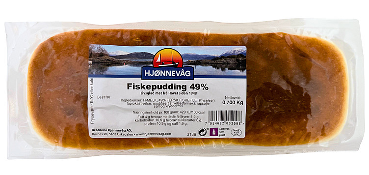 Fiskepudding 49%   700g