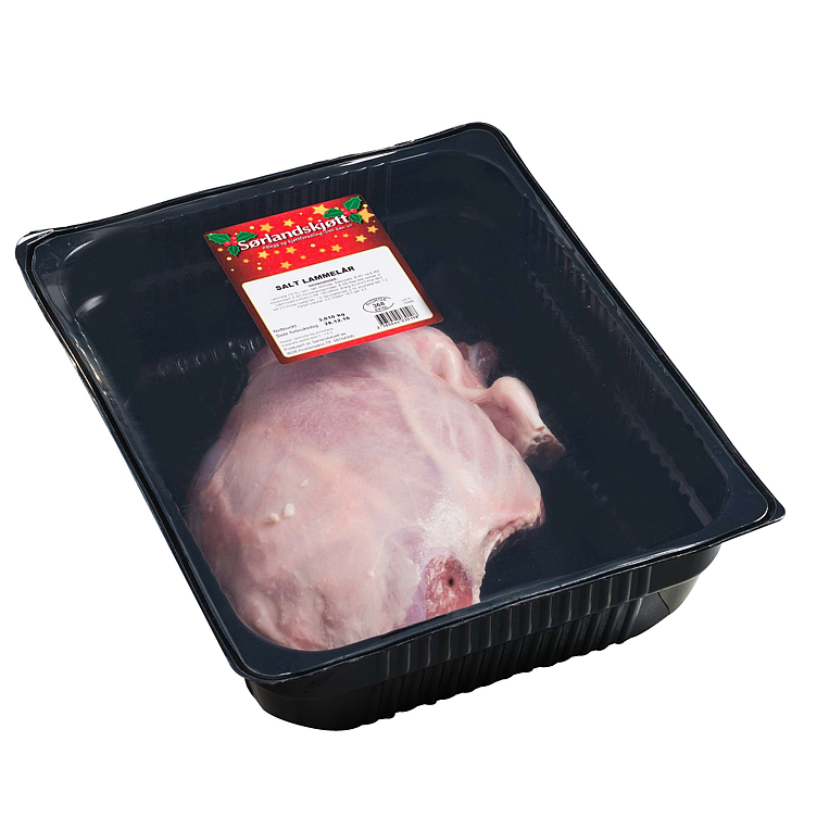 Lammelår lettsaltet hel med knoke   kg