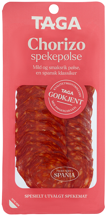 Chorizo spekepølse skivet  100g