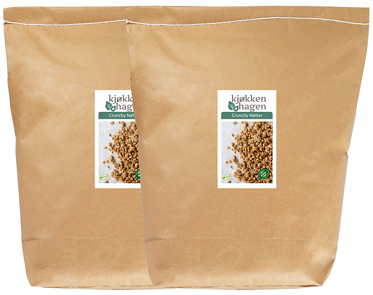 Crunchy nøtter økol. vegansk   5kg