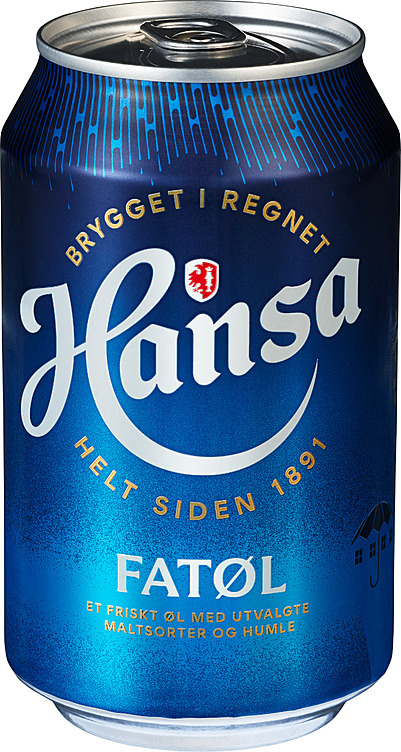 Hansa fatøl bx   4,7%   10x33cl