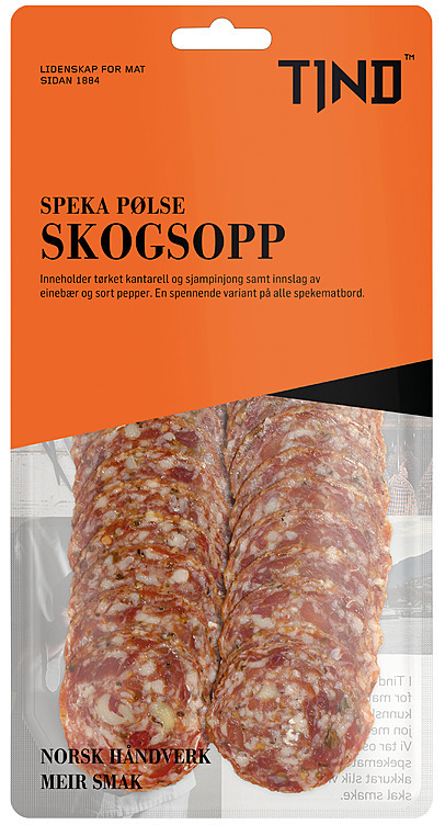 Speket pølse skogssopp  80g