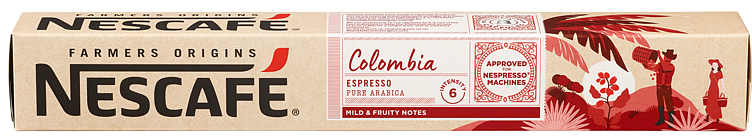 Farmers origins colombia kapsler x10   53g