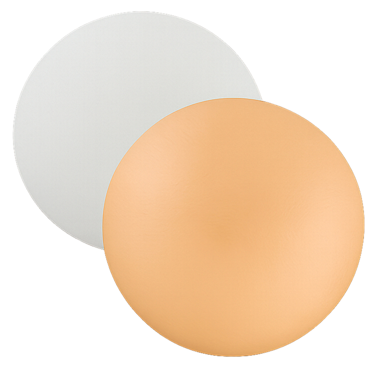 Kakebrett gull/sølv ø340mm   100stk