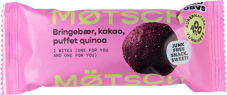 Snack-kuler bringebær,kakao og quinoa  30g