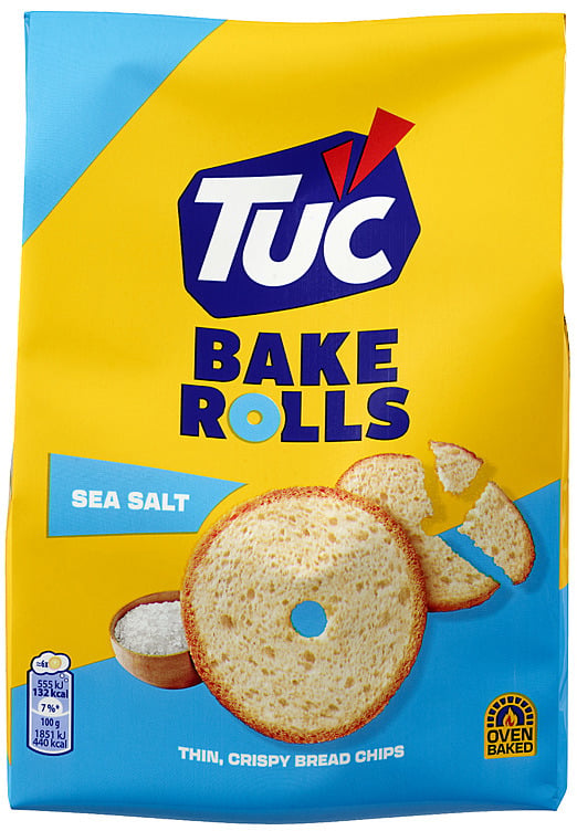 Tuc bake rolls sea salt  150g