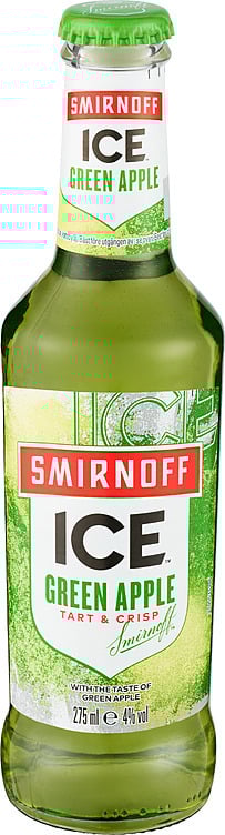 Smirnoff ice green apple fl   4%   24x27,5cl