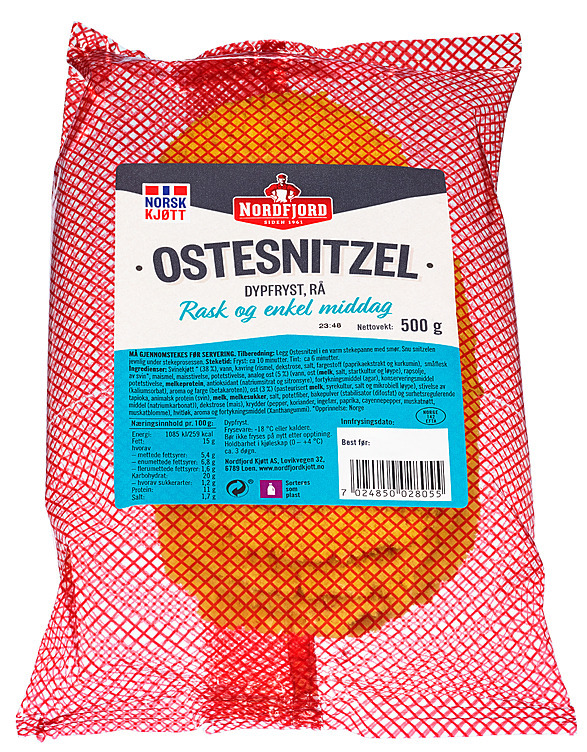Ostesnitzel 4 pkn     500g