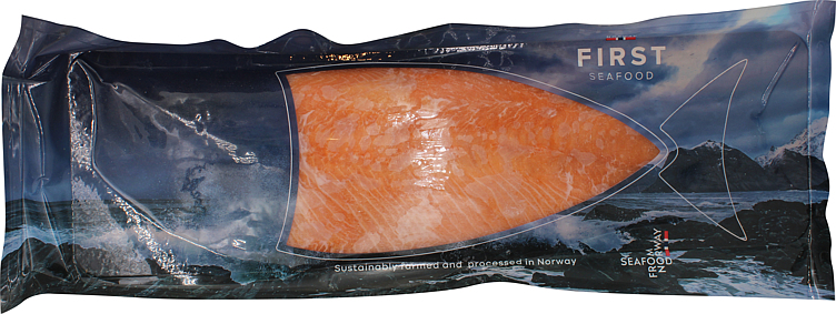 Røkt laks skivet, vac, frys  1kg