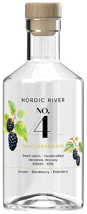 Nordic river blackberry gin   40%   50cl