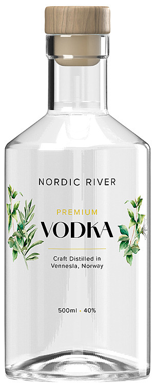 Nordic river vodka   40%   50cl