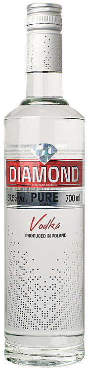 Pure diamond vodka  37,5%  70cl