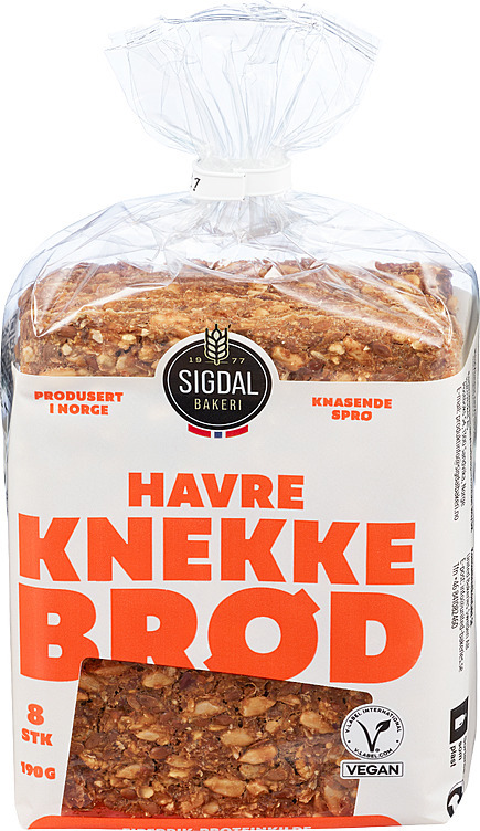Knekkebrød havre  190g
