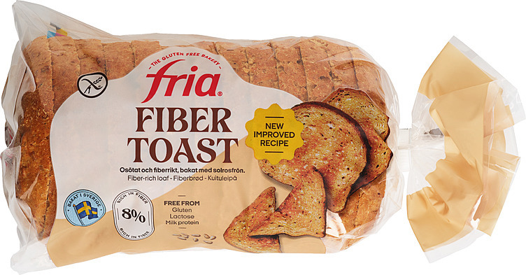 Fiberbrød glutenfri 500g