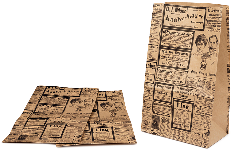 Sos pose brun avistrykk 6l  500stk