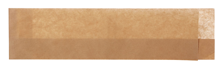 Baguettelomme brun  75/60x290mm  1000stk