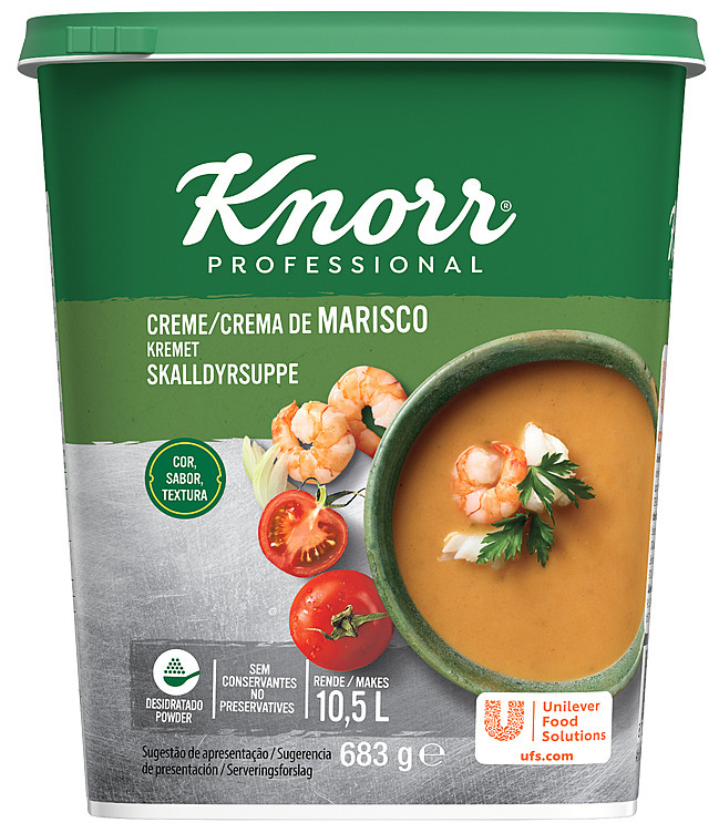 Kremet skalldyrsuppe, pulver  683g