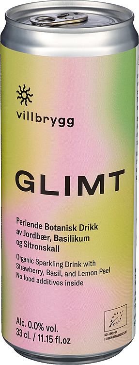 Villbrygg glimt jordbær bx  12x33cl
