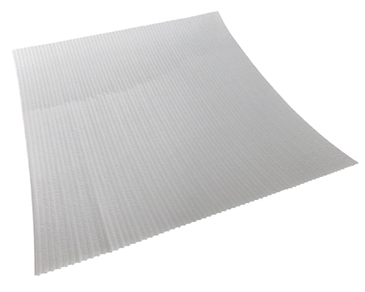 Pizzaunderlag 26x26cm hvit bølge