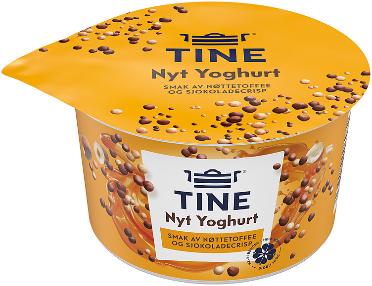 Yoghurt nyt nøtetoffee & sjokoladecrisp  119g