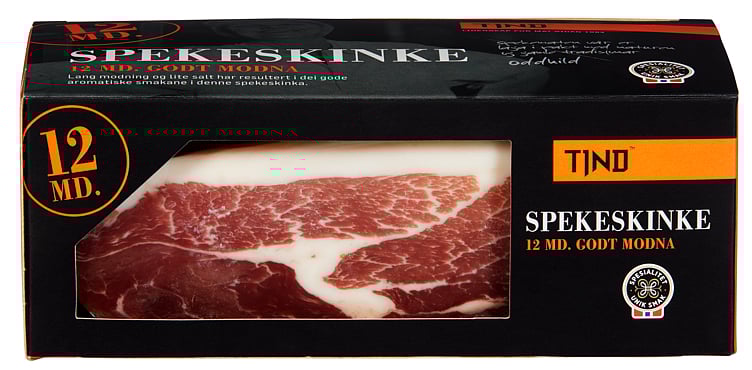 Spekeskinke godt modna gaveeske  3xca750g  kg