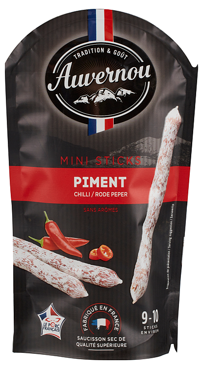 Auvernou saucisson stick chili 100g