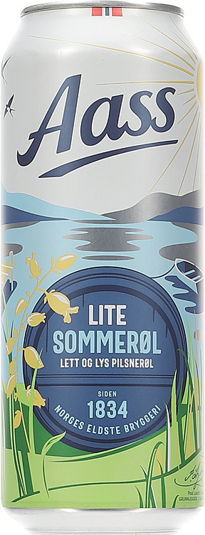 Aass lite sommerøl bx 4,5%  24x50cl